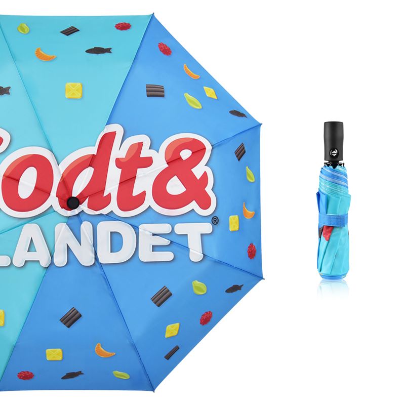 Full Colour Compact Umbrella 21”